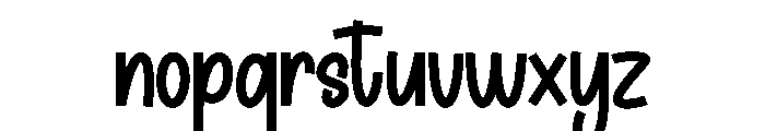 Morning Saturday Font LOWERCASE
