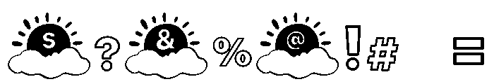 Morning Sum Font OTHER CHARS