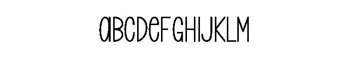 Morning Tomorrow Font UPPERCASE