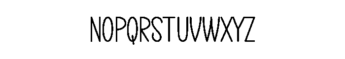 Morning Tomorrow Font LOWERCASE