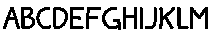 MorningBloom-Regular Font UPPERCASE