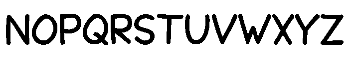 MorningBloom-Regular Font UPPERCASE