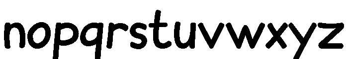 MorningBloom-Regular Font LOWERCASE