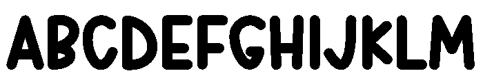 MorningGlow Font UPPERCASE