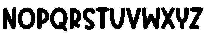 MorningGlow Font UPPERCASE