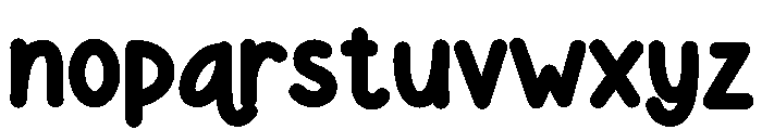 MorningGlow Font LOWERCASE