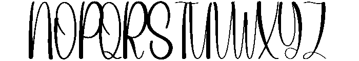 Morningday Font UPPERCASE