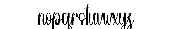 Morningday Font LOWERCASE