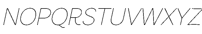 Morrow Italic Font UPPERCASE