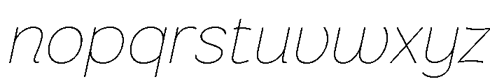 Morrow Italic Font LOWERCASE