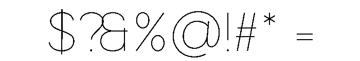 Morrow Regular Font OTHER CHARS