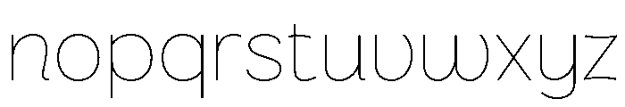 Morrow Regular Font LOWERCASE