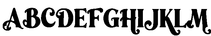Mortelia Font UPPERCASE