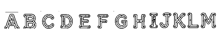 Morus Regular Font UPPERCASE