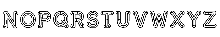 Morus Regular Font UPPERCASE