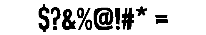 Morvaster Font OTHER CHARS