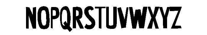 Morvaster Font UPPERCASE