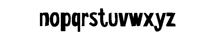 Morvaster Font LOWERCASE