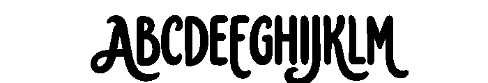 Morvella Font UPPERCASE