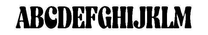 Morvian Font UPPERCASE