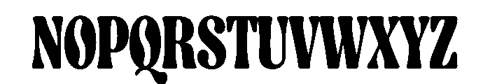 Morvian Font UPPERCASE
