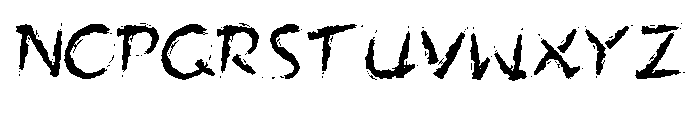 Morzeth Regular Font LOWERCASE
