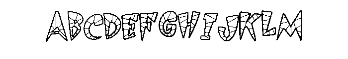 Mosaic Comic By Squeeb  Regular Font UPPERCASE