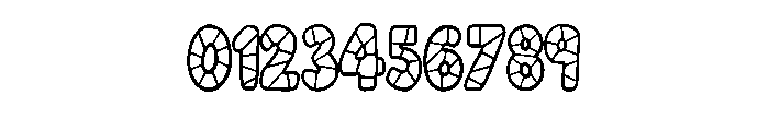 Mosaic Glass By Squeeb  Regular Font OTHER CHARS