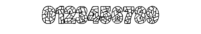 Mosaic Tiles By Squeeb  Regular Font OTHER CHARS