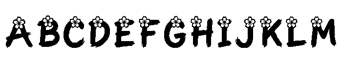 Mosel Regular Font UPPERCASE