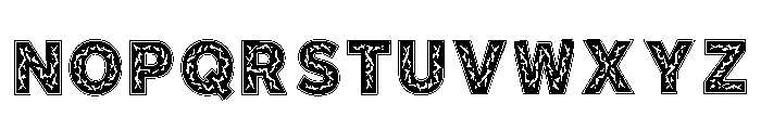 Moses Regular Font LOWERCASE