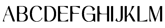 Mosffets Regular Font UPPERCASE
