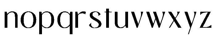 Mosffets Regular Font LOWERCASE