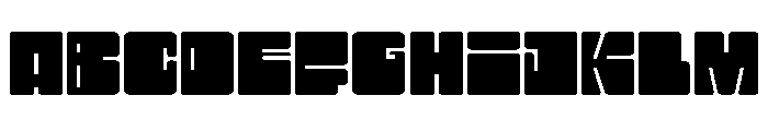 Mosh Cube Regular Font UPPERCASE