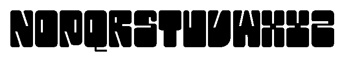 Mosh Cube Regular Font LOWERCASE