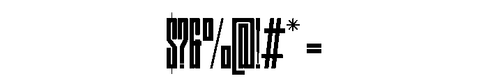 Mosport Regular Font OTHER CHARS