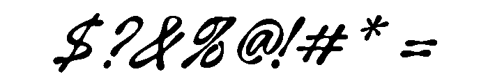 Mosquelo Regular Font OTHER CHARS
