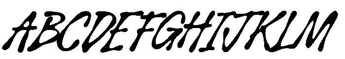 Mosquelo Regular Font UPPERCASE