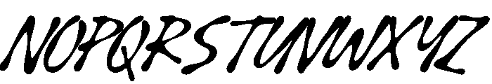 Mosquelo Regular Font UPPERCASE