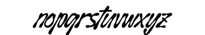 Mosquelo Regular Font LOWERCASE