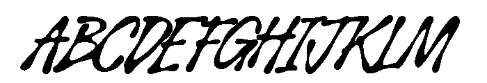 Mosquelo Font UPPERCASE