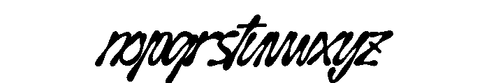 Mosquelo Font LOWERCASE