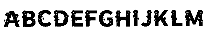 Moss_covered Regular Font UPPERCASE