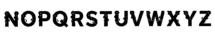Moss_covered Regular Font UPPERCASE