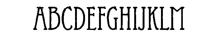 Mosswick Font UPPERCASE