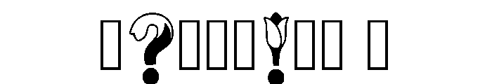 Mossy Regular Font OTHER CHARS