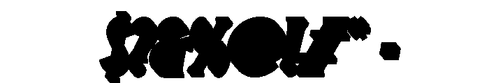 Mosterina Extrude Slant Regular Font OTHER CHARS