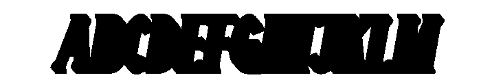 Mosterina Extrude Slant Regular FONT