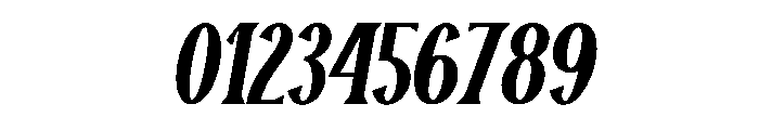 Mosterina Slant Regular Font OTHER CHARS