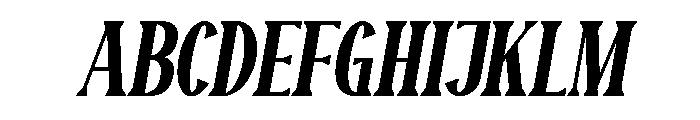 Mosterina Slant Regular FONT
